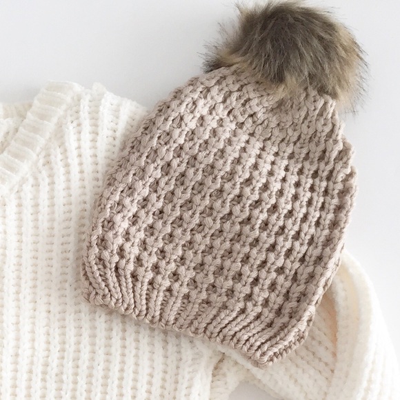 upstyleboutique Accessories - NWT Mocha Beanie